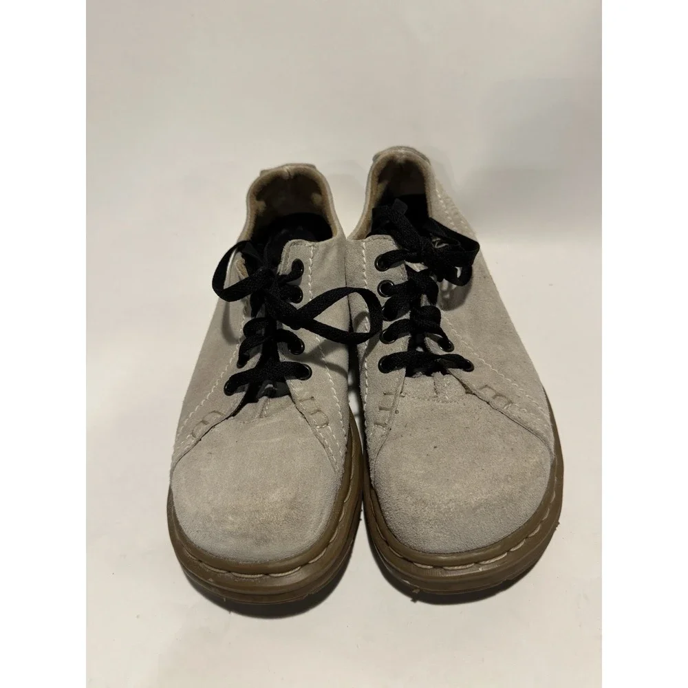 Dr. Marten's Shoes: Size 6 Sand Suede Casual Vintage 90's